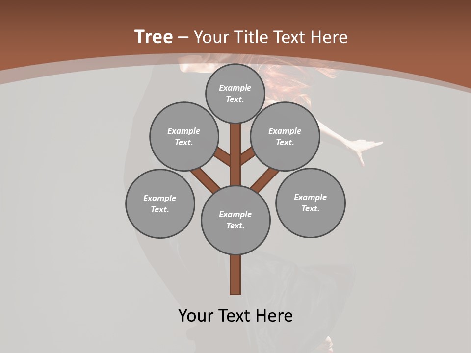 Flexibility Jump Tiptoe PowerPoint Template