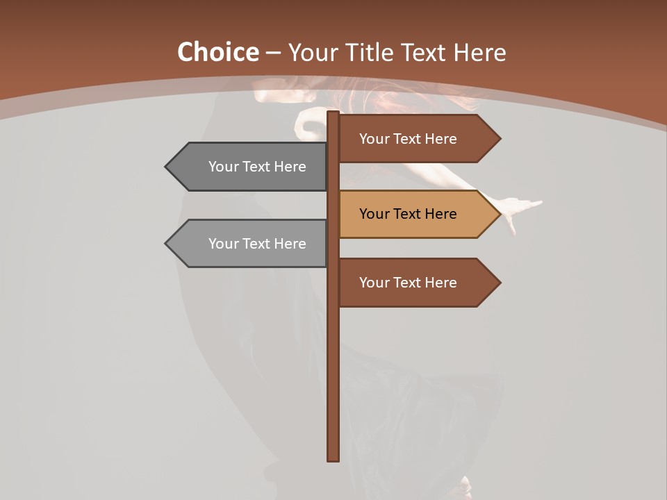 Flexibility Jump Tiptoe PowerPoint Template