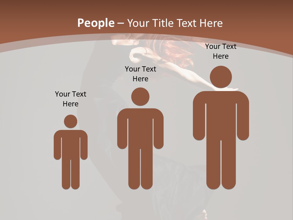Flexibility Jump Tiptoe PowerPoint Template
