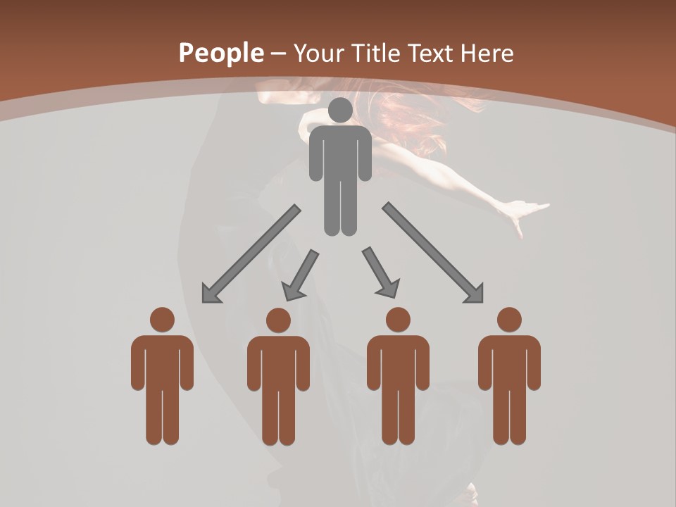 Flexibility Jump Tiptoe PowerPoint Template