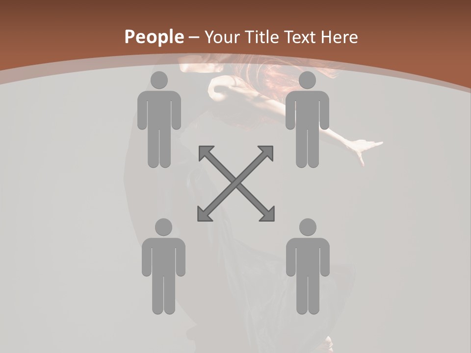 Flexibility Jump Tiptoe PowerPoint Template