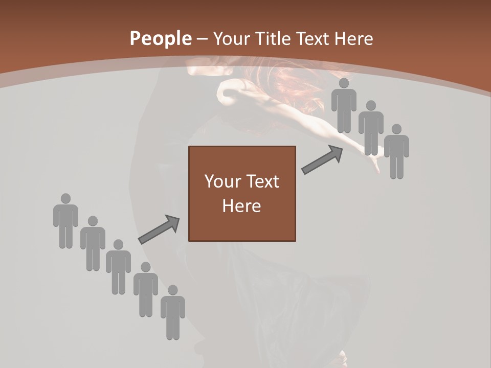 Flexibility Jump Tiptoe PowerPoint Template