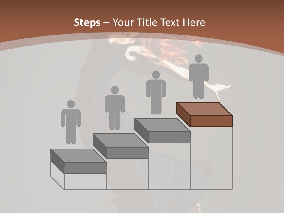Flexibility Jump Tiptoe PowerPoint Template