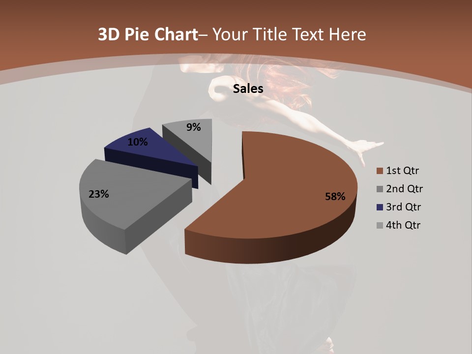Flexibility Jump Tiptoe PowerPoint Template