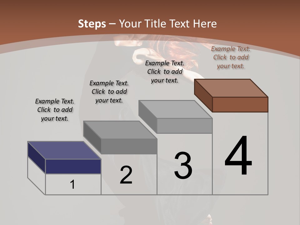 Flexibility Jump Tiptoe PowerPoint Template