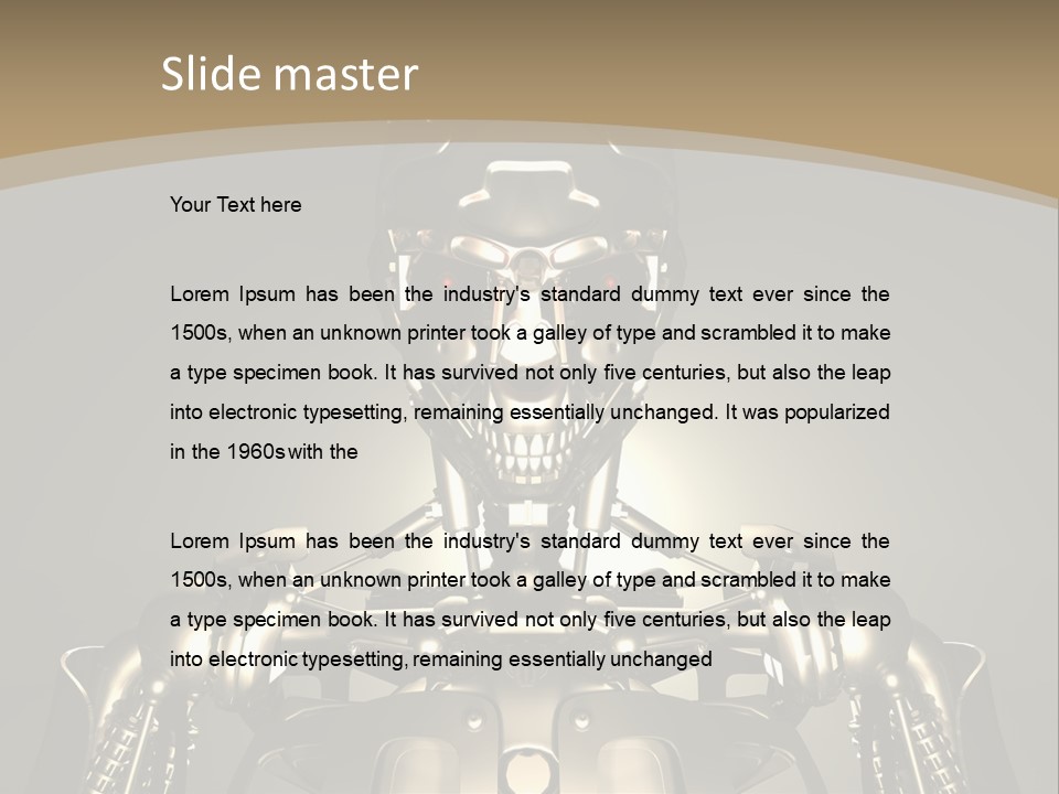 Warrior Machine Advanced PowerPoint Template