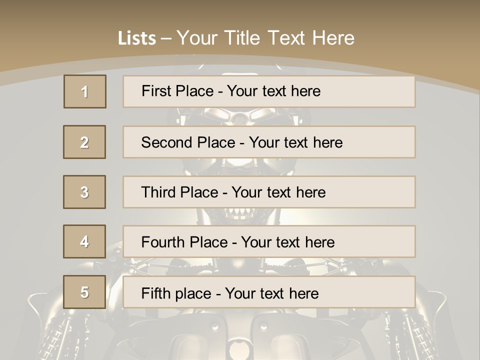 Warrior Machine Advanced PowerPoint Template