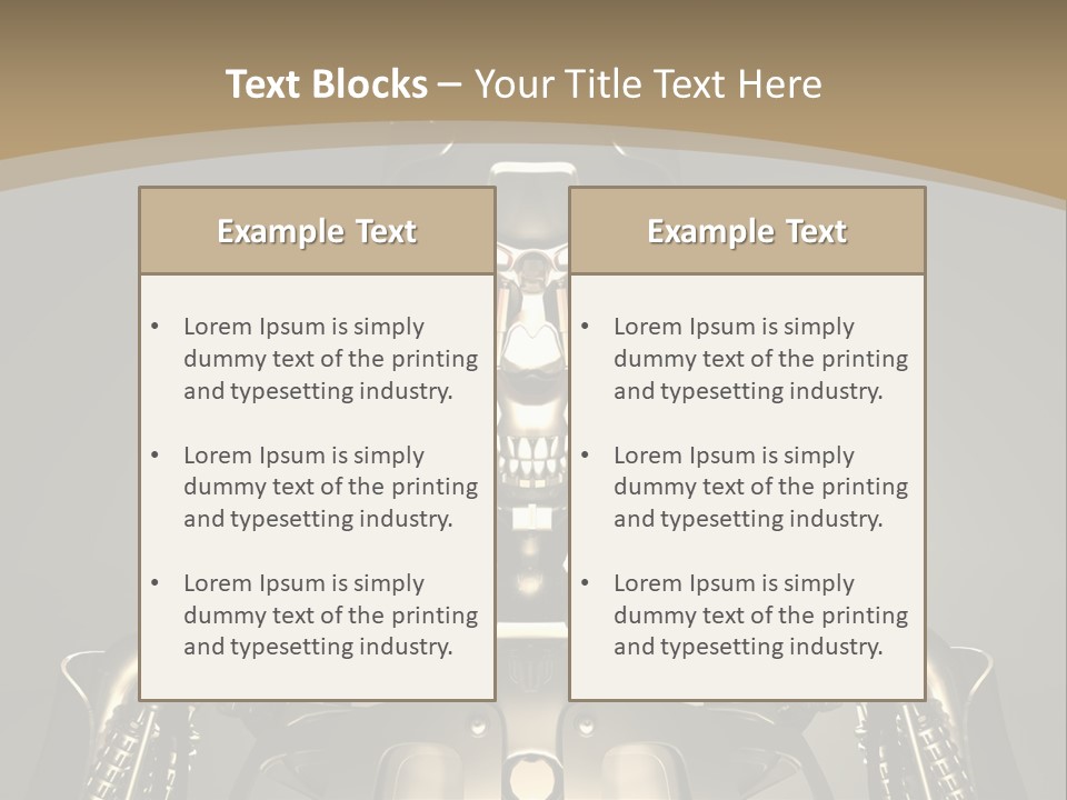 Warrior Machine Advanced PowerPoint Template