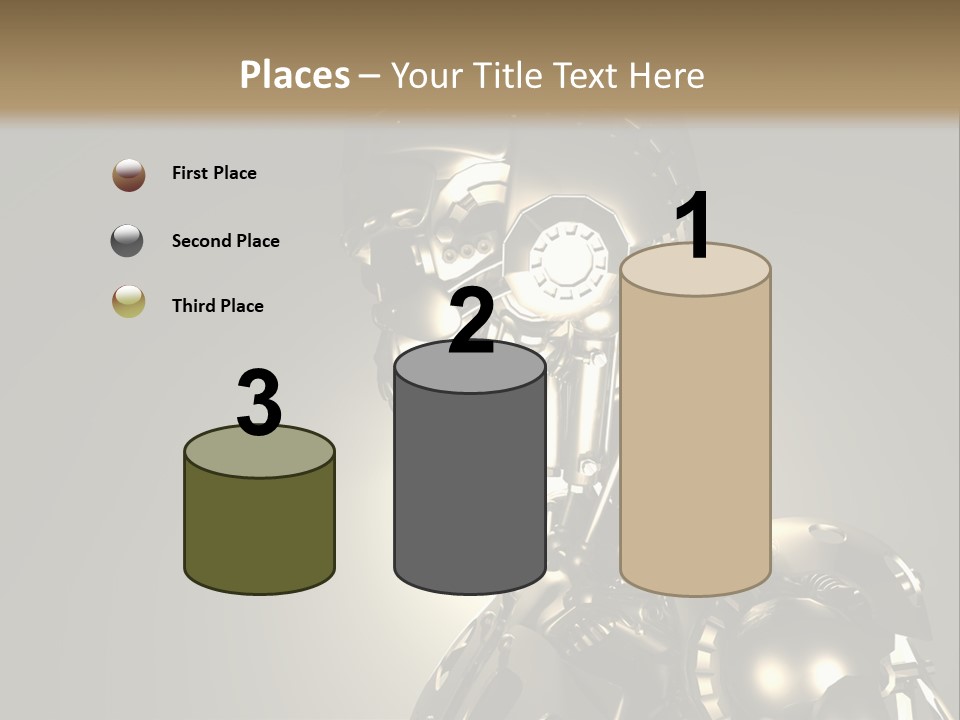 Military Trooper Technology PowerPoint Template