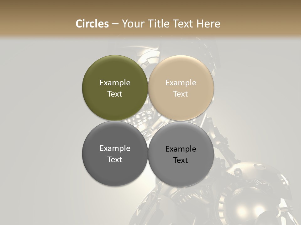 Military Trooper Technology PowerPoint Template