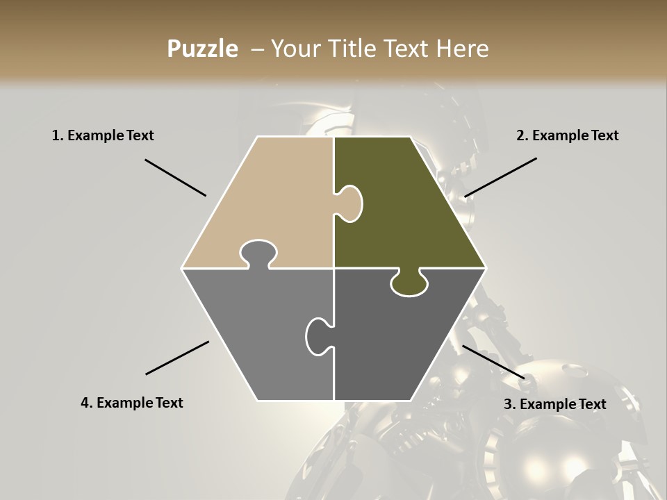 Military Trooper Technology PowerPoint Template