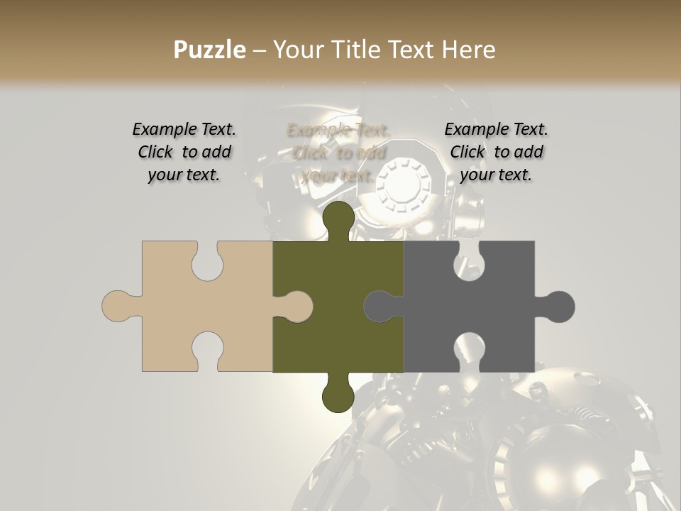 Military Trooper Technology PowerPoint Template