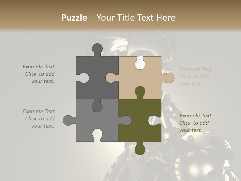 Military Trooper Technology PowerPoint Template