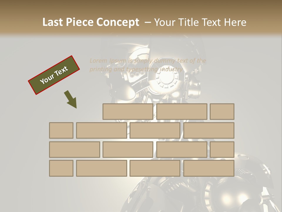 Military Trooper Technology PowerPoint Template