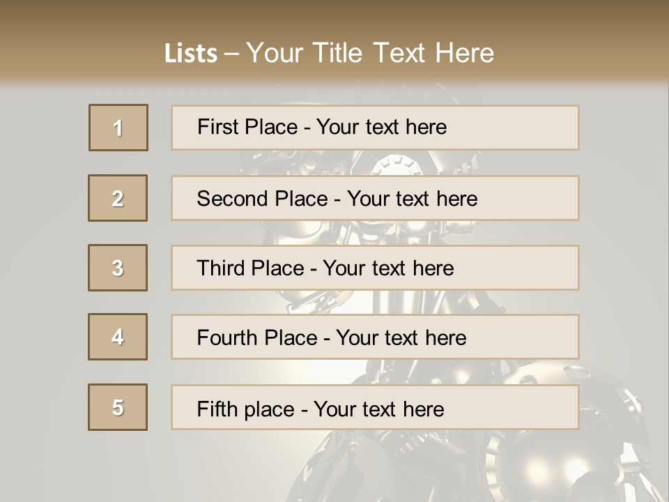 Military Trooper Technology PowerPoint Template