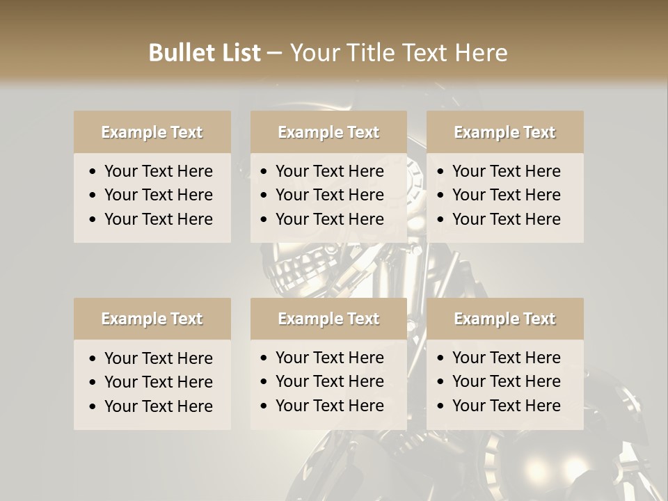 Military Trooper Technology PowerPoint Template