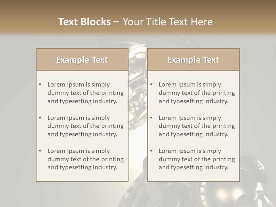 Military Trooper Technology PowerPoint Template