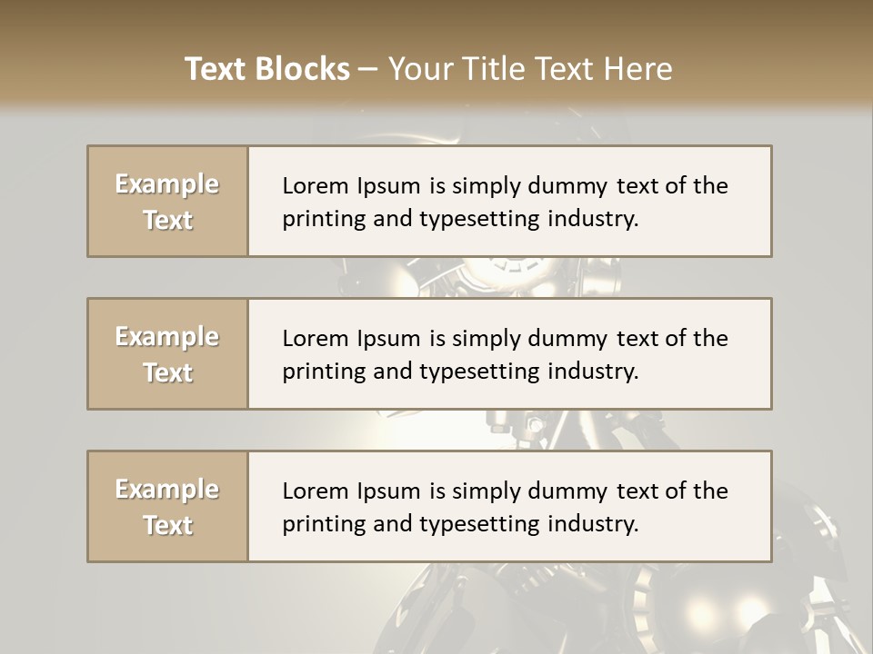 Military Trooper Technology PowerPoint Template
