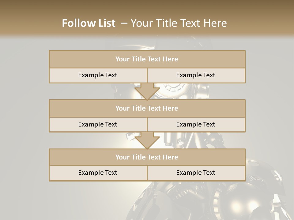 Military Trooper Technology PowerPoint Template