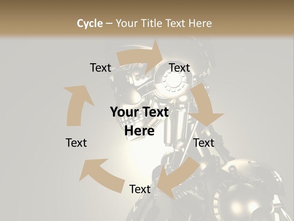 Military Trooper Technology PowerPoint Template