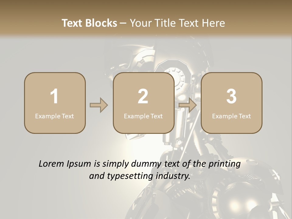 Military Trooper Technology PowerPoint Template