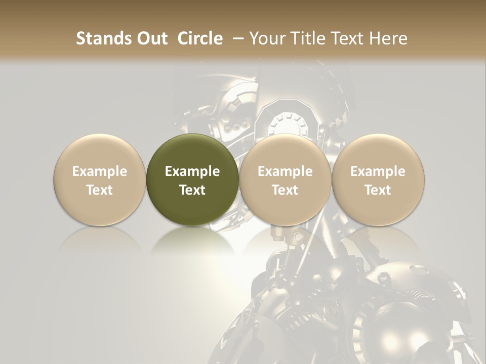 Military Trooper Technology PowerPoint Template