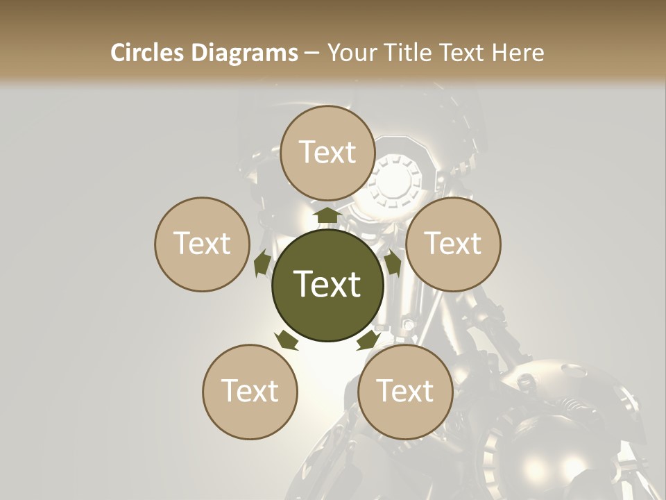 Military Trooper Technology PowerPoint Template