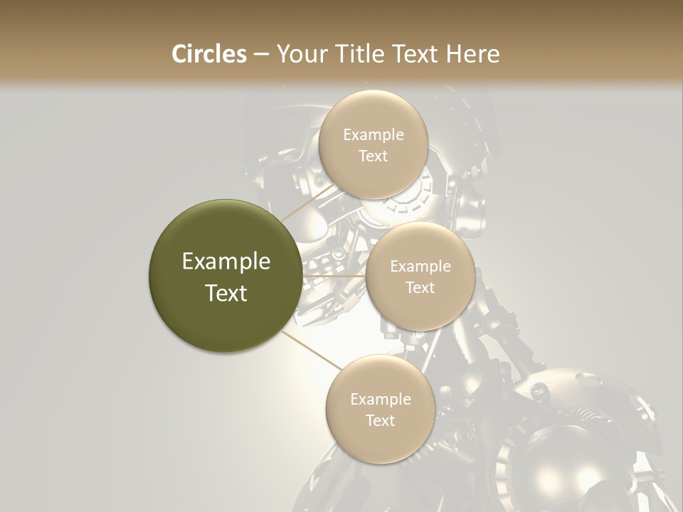 Military Trooper Technology PowerPoint Template