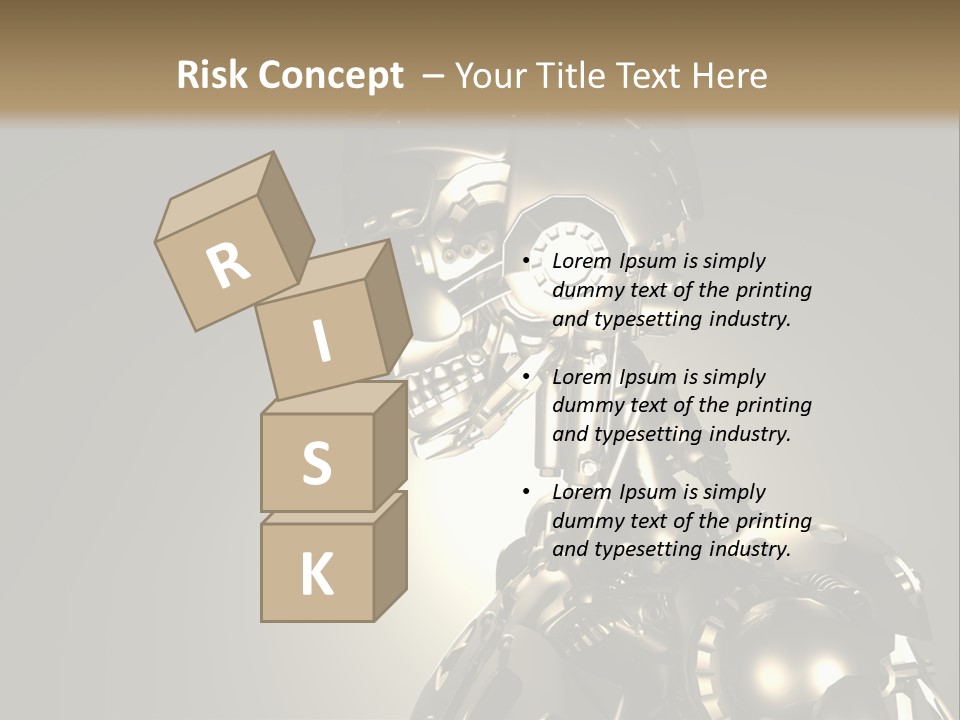 Military Trooper Technology PowerPoint Template