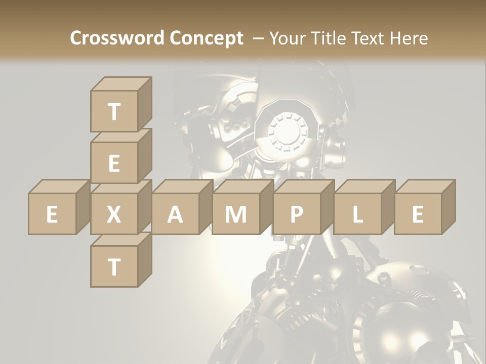 Military Trooper Technology PowerPoint Template