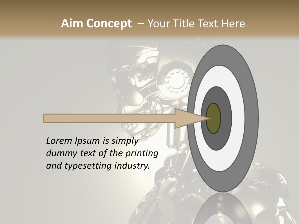 Military Trooper Technology PowerPoint Template