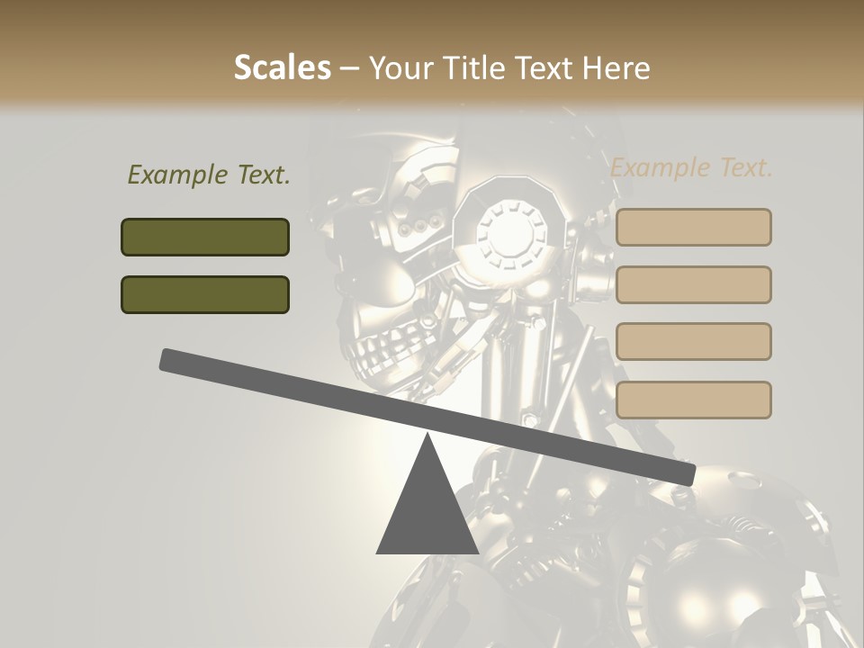 Military Trooper Technology PowerPoint Template
