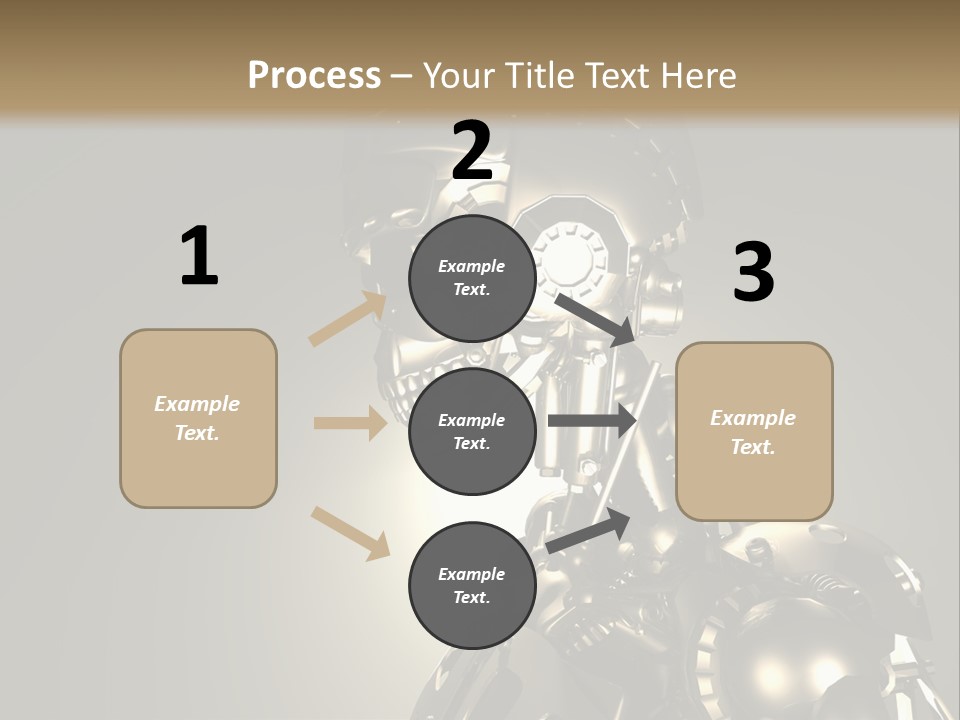 Military Trooper Technology PowerPoint Template