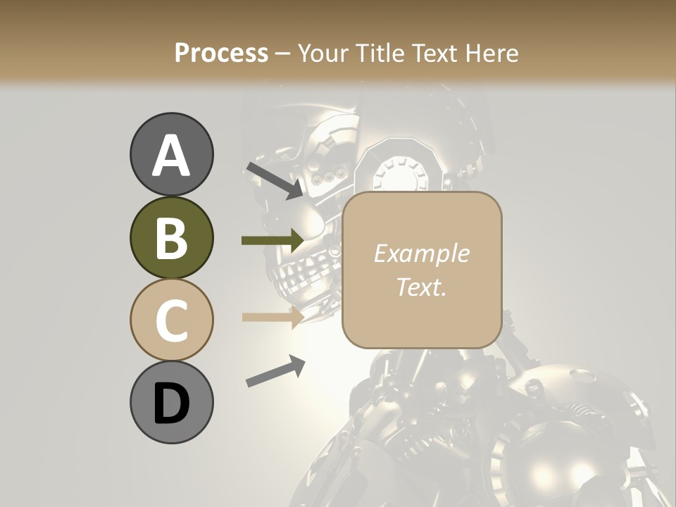 Military Trooper Technology PowerPoint Template