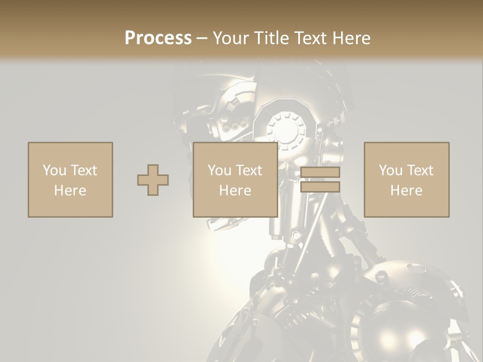 Military Trooper Technology PowerPoint Template