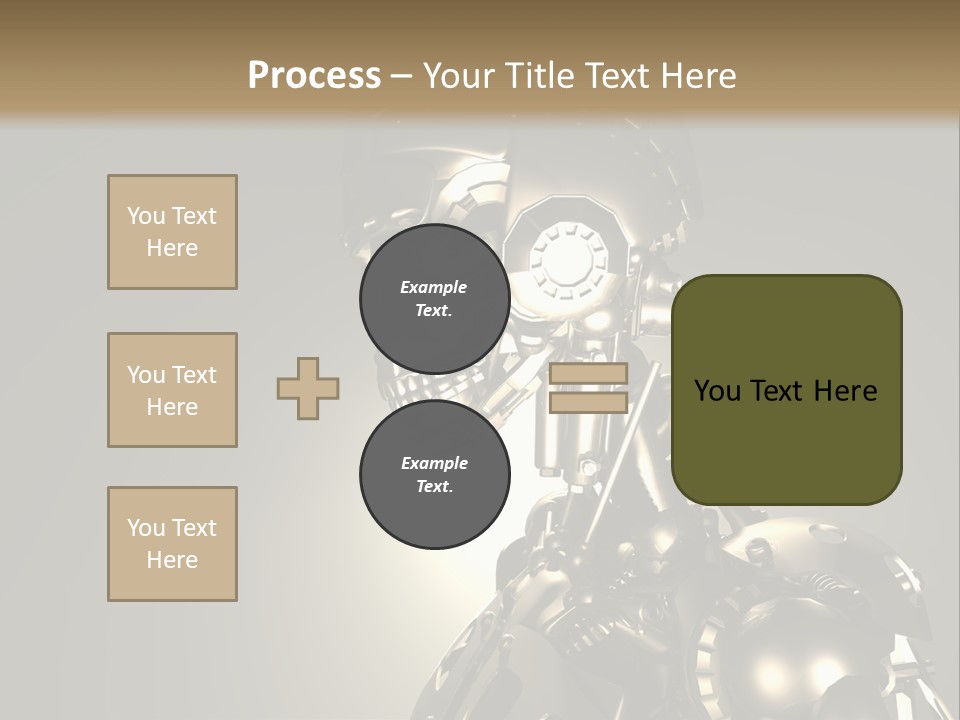 Military Trooper Technology PowerPoint Template