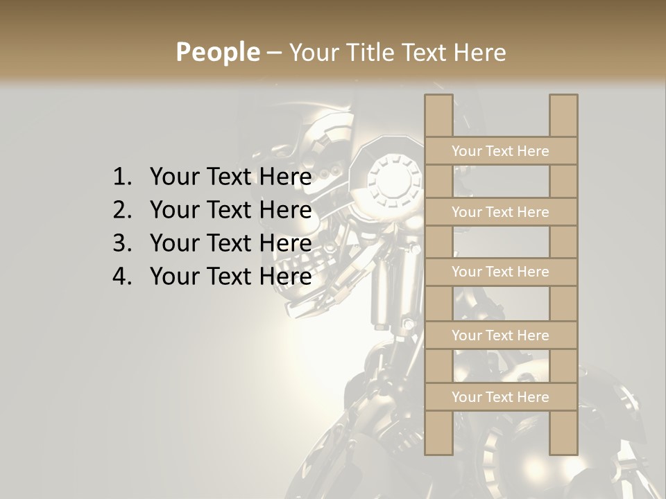 Military Trooper Technology PowerPoint Template