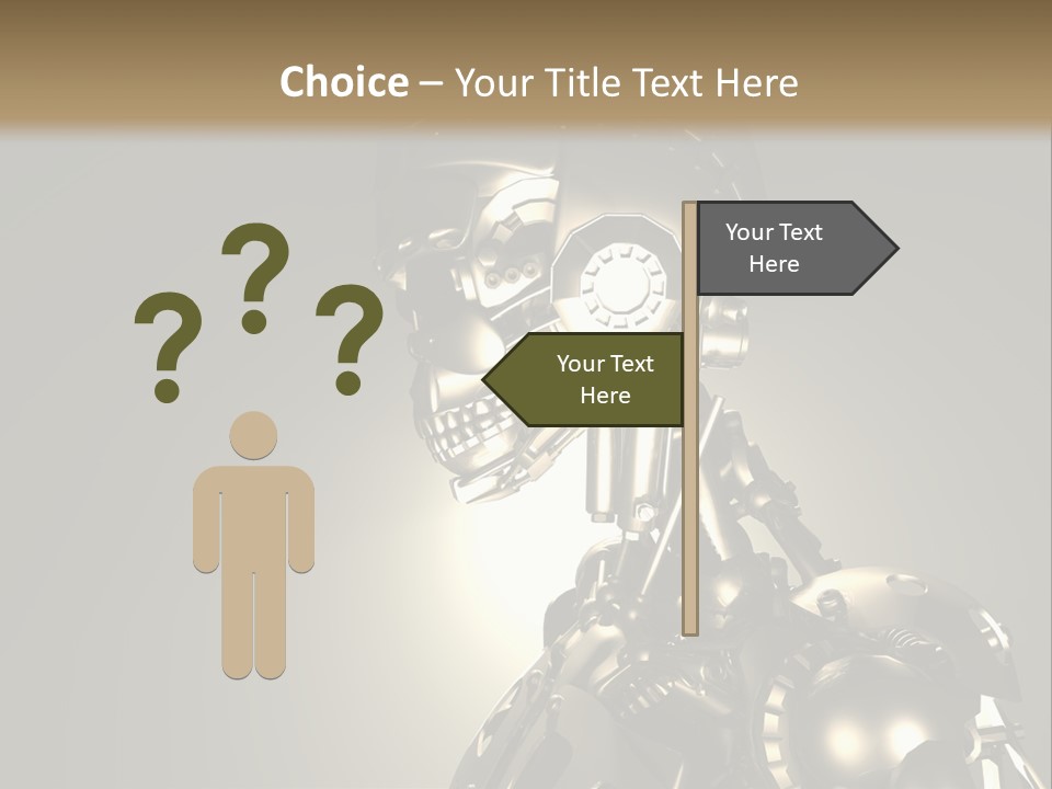 Military Trooper Technology PowerPoint Template