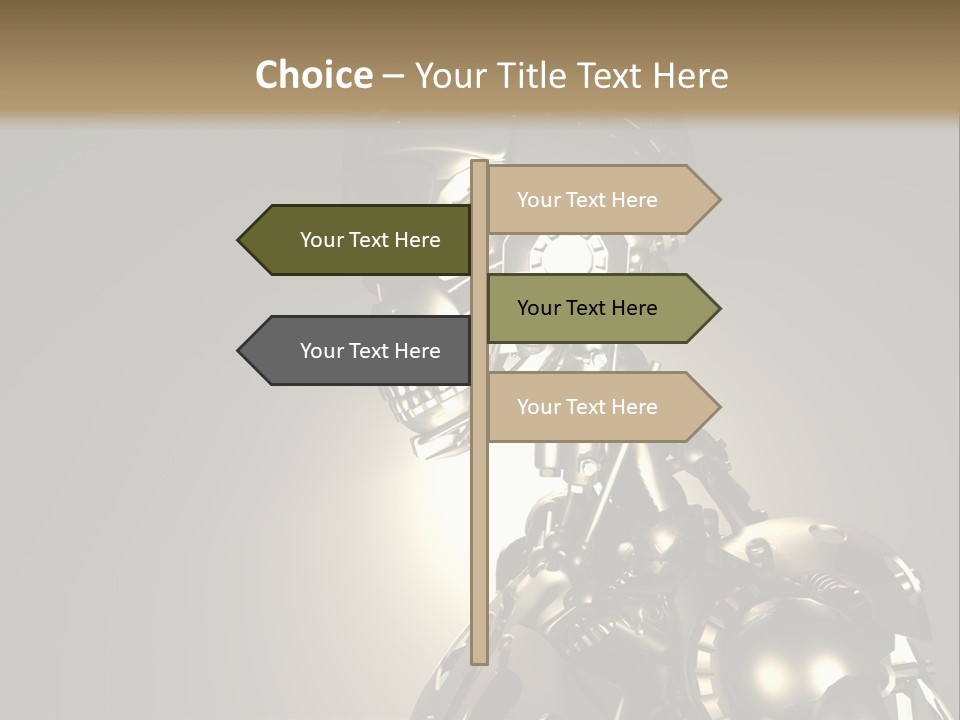 Military Trooper Technology PowerPoint Template