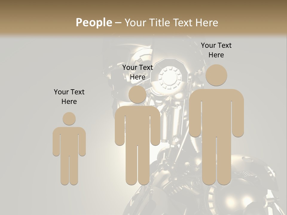 Military Trooper Technology PowerPoint Template