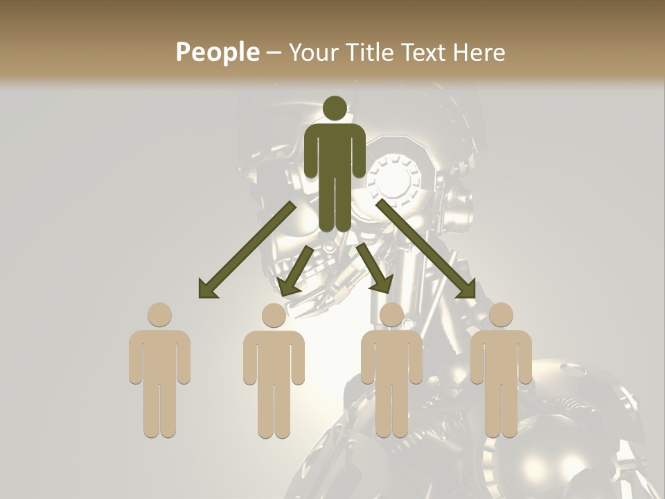 Military Trooper Technology PowerPoint Template