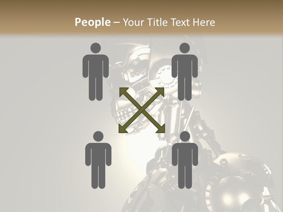 Military Trooper Technology PowerPoint Template