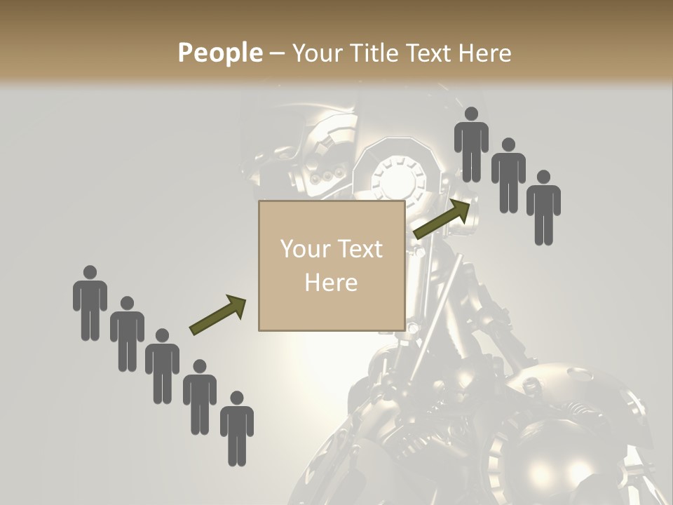 Military Trooper Technology PowerPoint Template