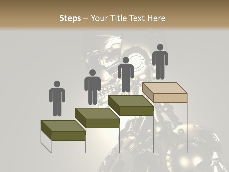 Military Trooper Technology PowerPoint Template
