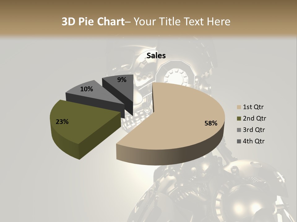 Military Trooper Technology PowerPoint Template