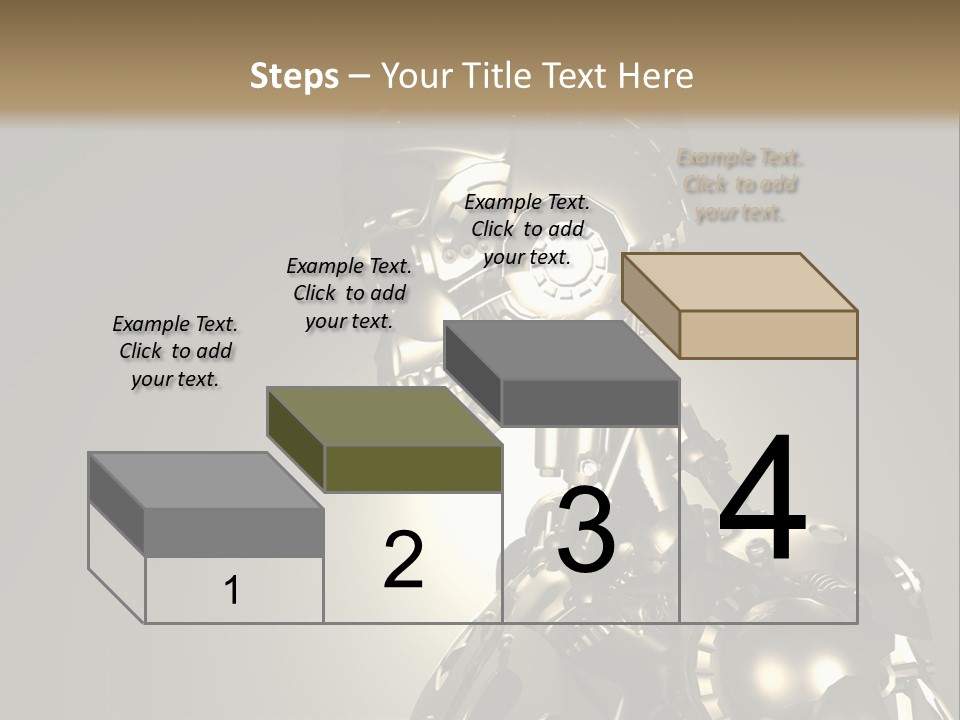 Military Trooper Technology PowerPoint Template