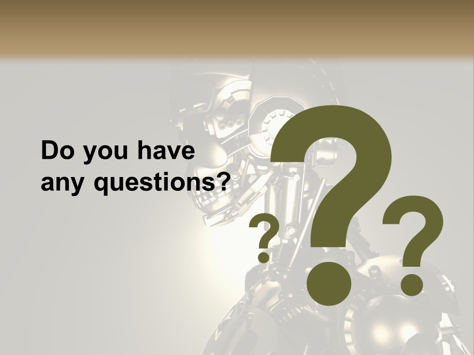 Military Trooper Technology PowerPoint Template