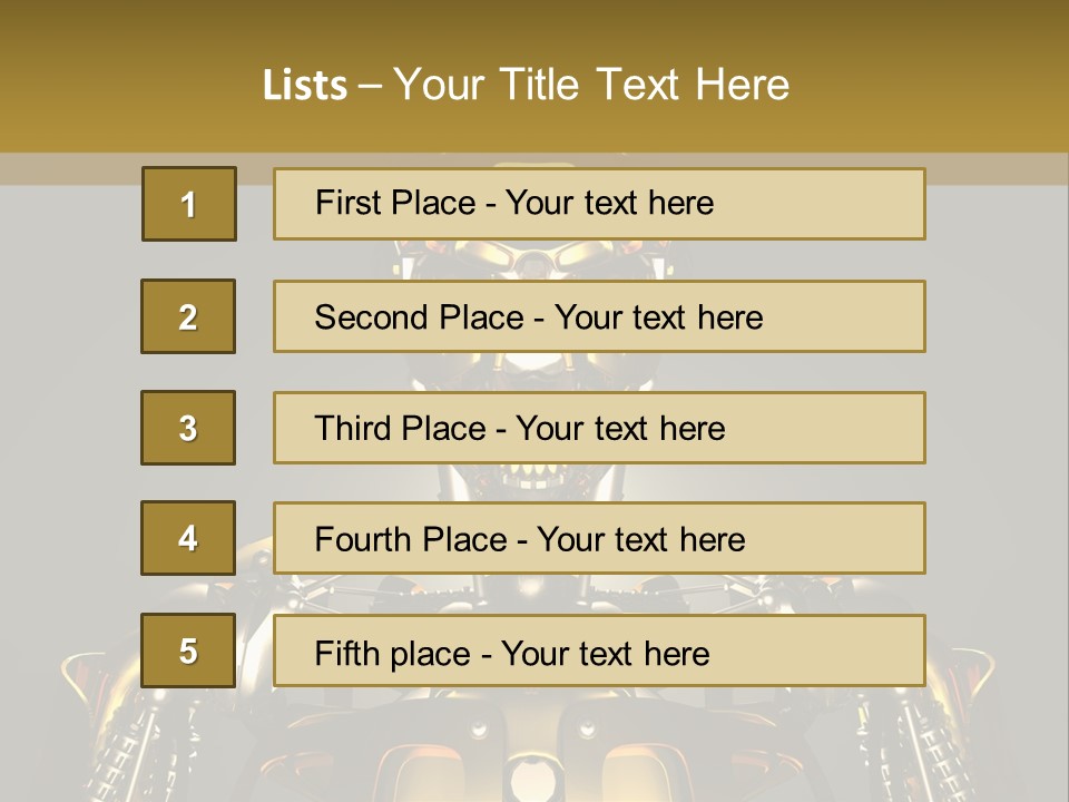 Futuristic Fiction Render PowerPoint Template