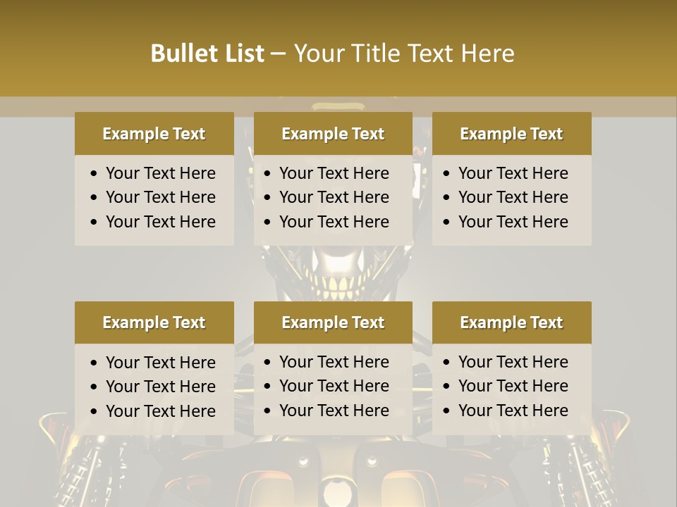 Futuristic Fiction Render PowerPoint Template