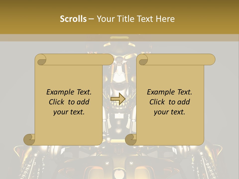 Futuristic Fiction Render PowerPoint Template